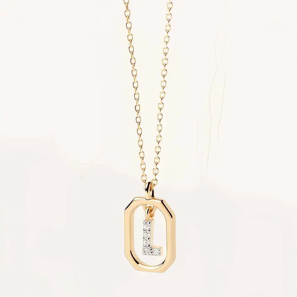 Initial Framed Necklace