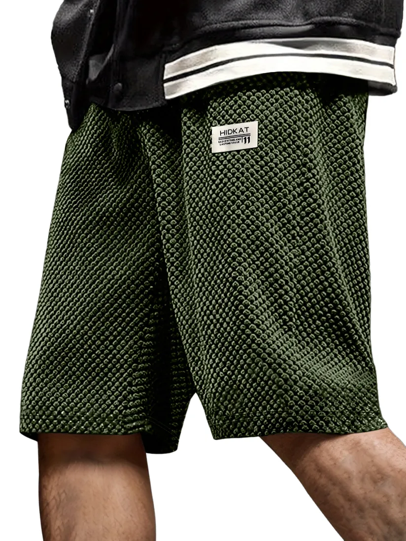 Layered Corduroy Seamed Detail Shorts