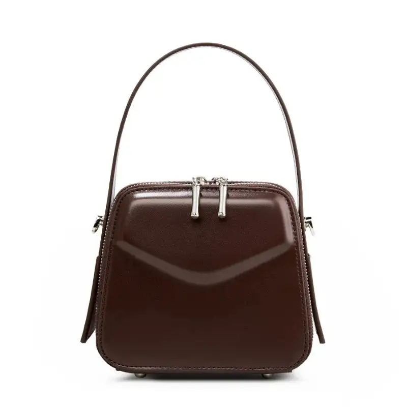 Fashion-Forward Genuine Leather Satchel Soft