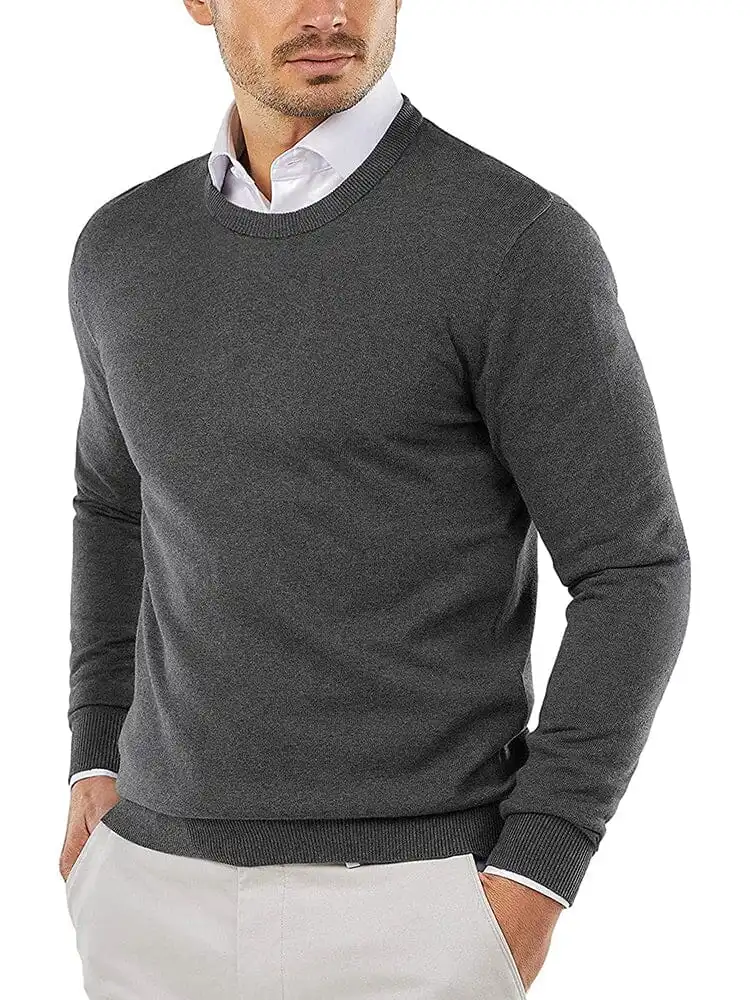 Ribbed Knit Open Stitch Sweater