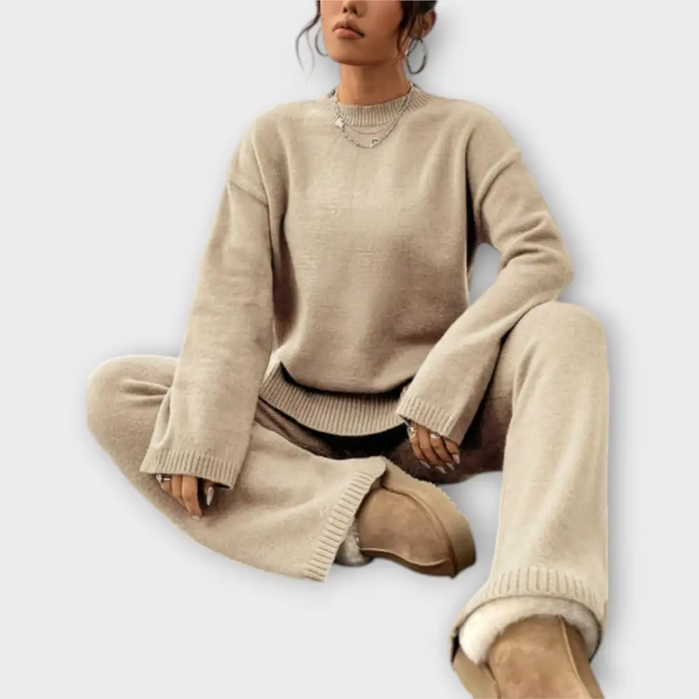 Ribbed Knit Coordinated Matching Set