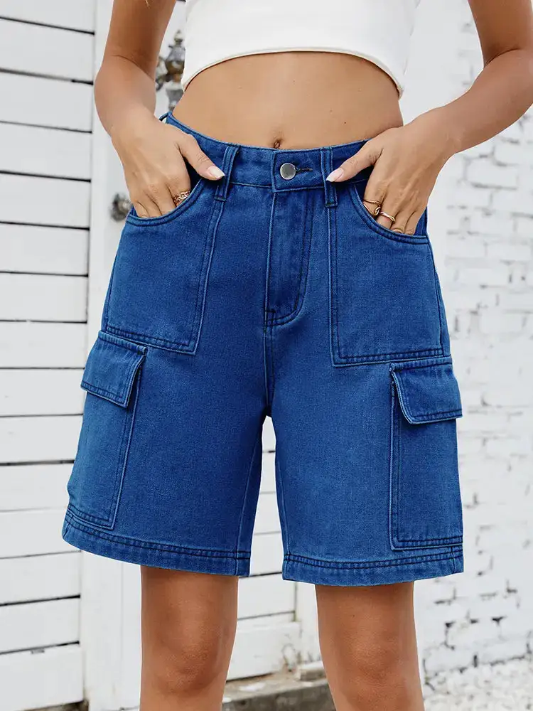 Street Style Denim Shorts