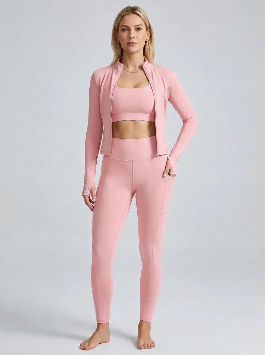 Athletic Profile Women's Three Piece Activewear Set
