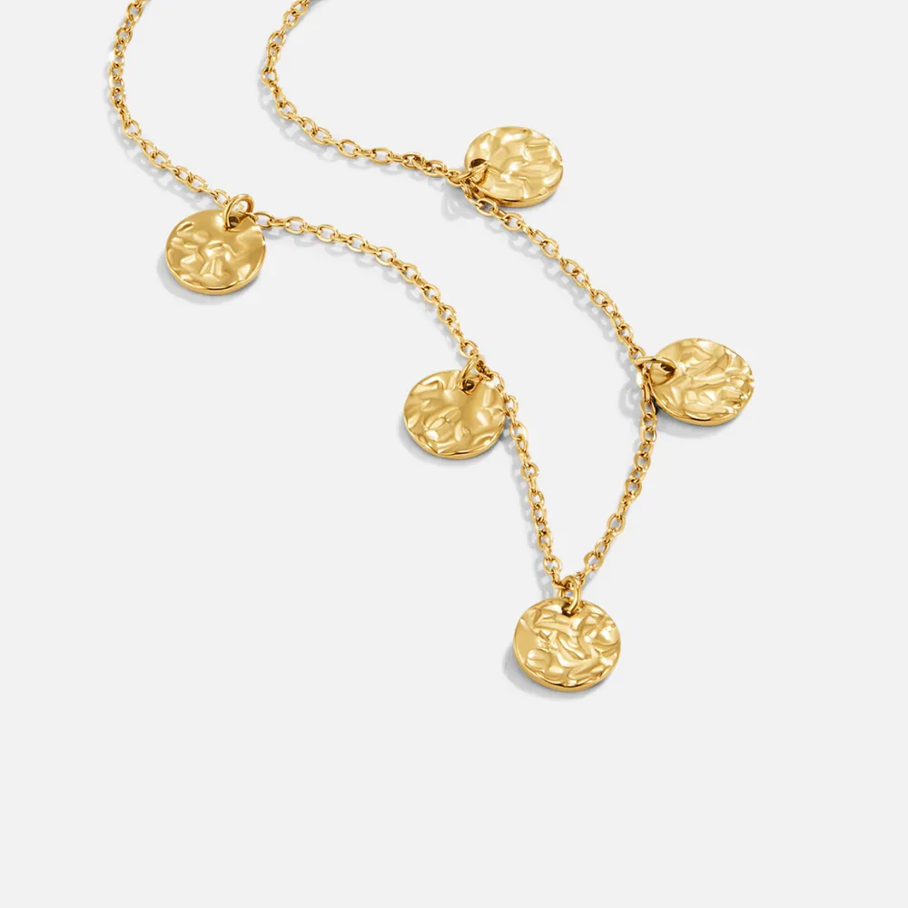 Hammered Coin Necklace