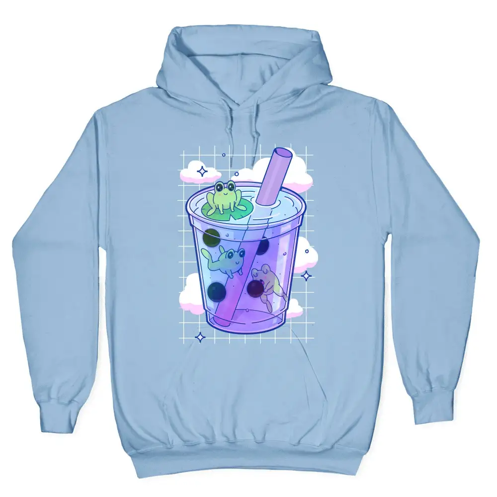 Laidback Boba Frog Pullover Hoodie