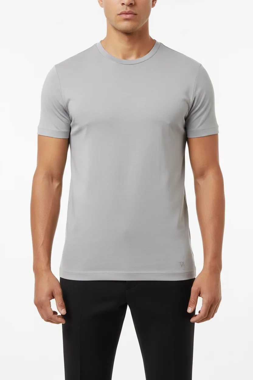 Round Neck Crew Neck Cotton T-Shirt