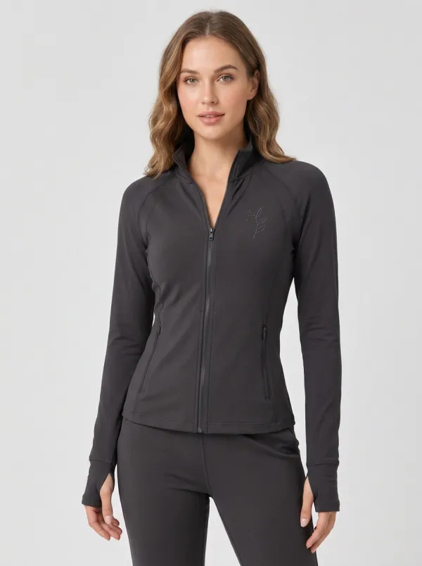 Women's Yoga Fitness Olive Leaf Tracksuit