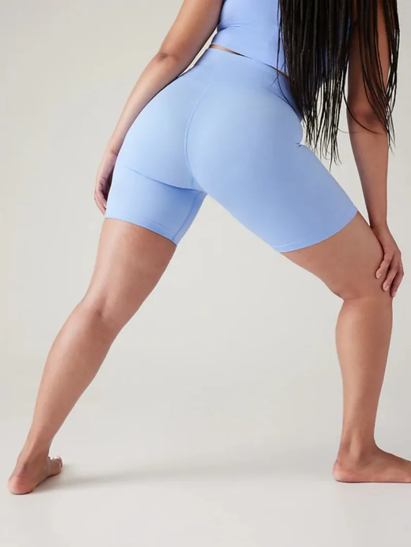 Light Blue Smooth-Fit Shorts For Fresh Casual Style