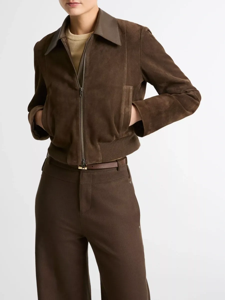 Minimalist Suede Jacket