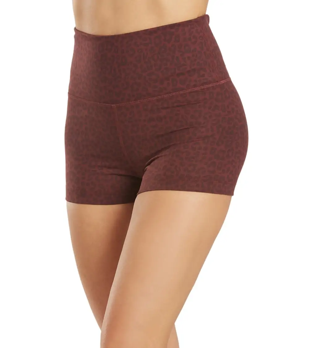 Cheetah Print Hot Yoga Shorts