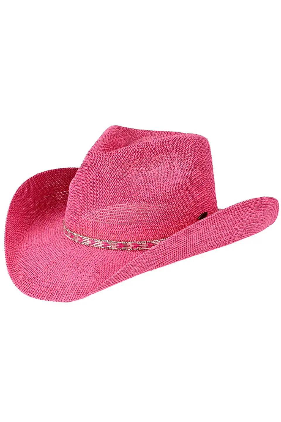 Rhinestone Trim Cowboy Hat