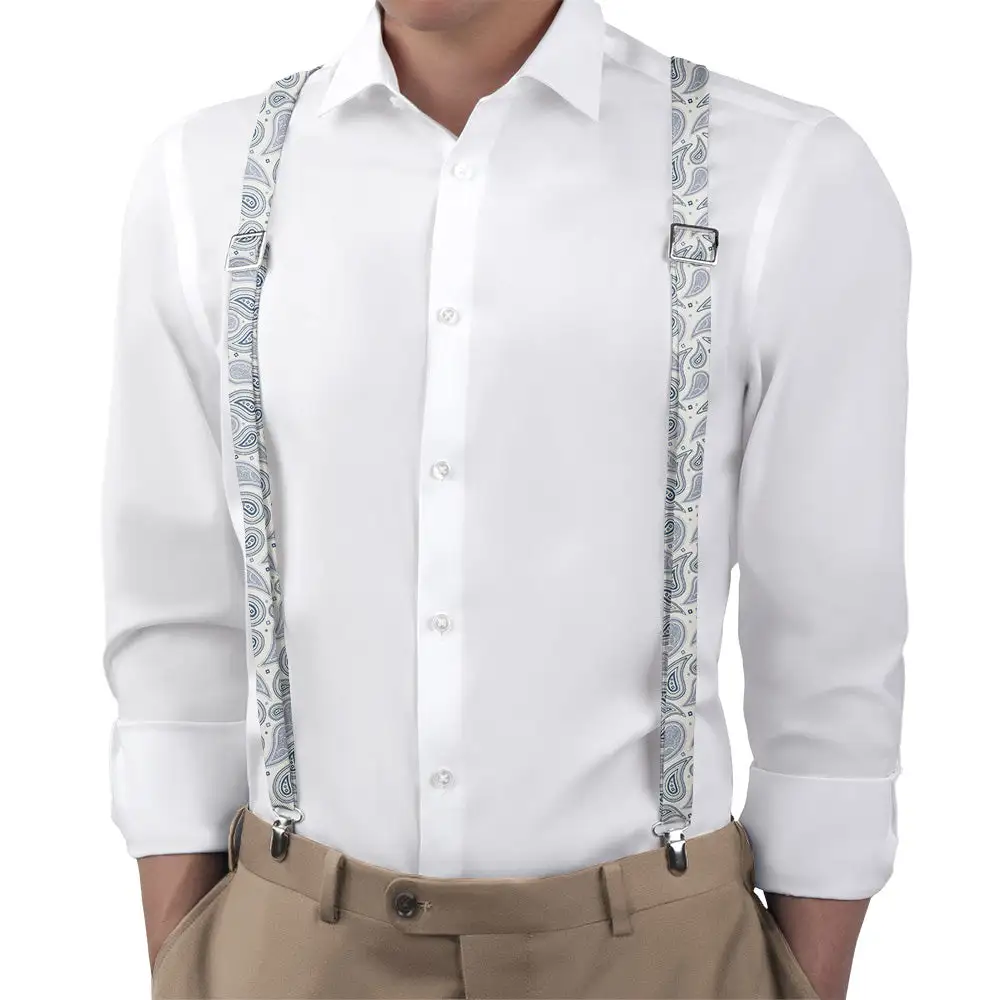 Bandana Paisley Pattern Suspenders