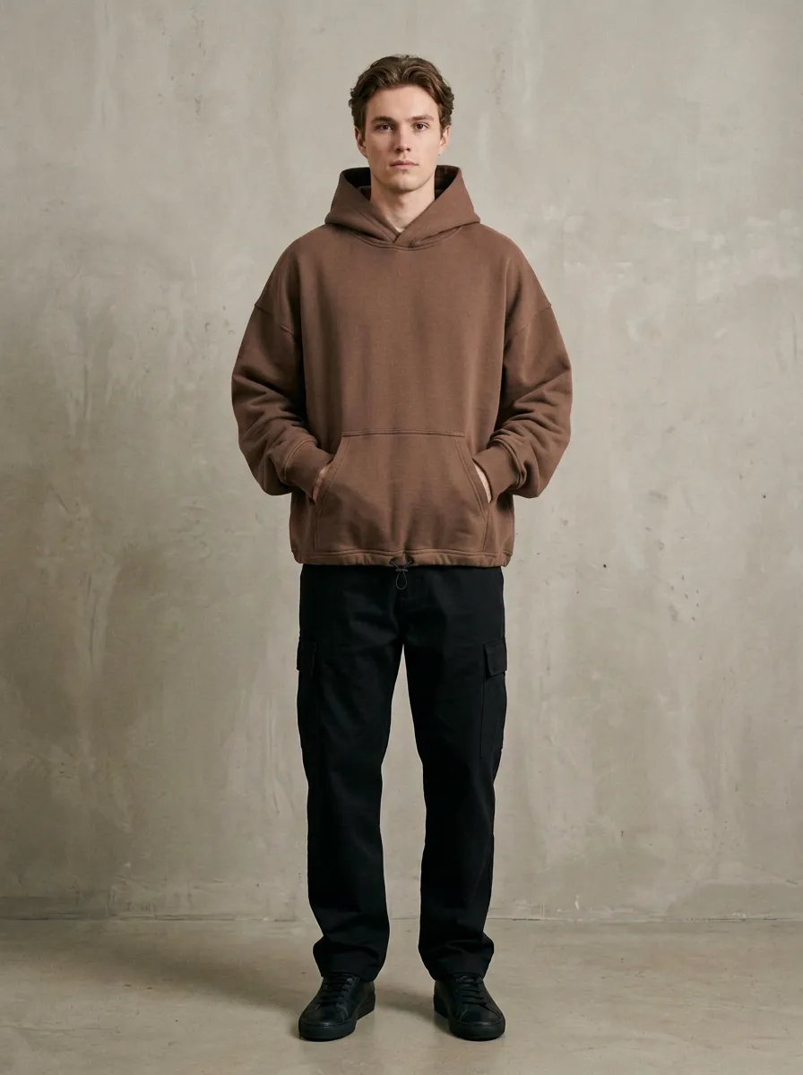 Layering Ready Plain Unisex Everyday Hoodie