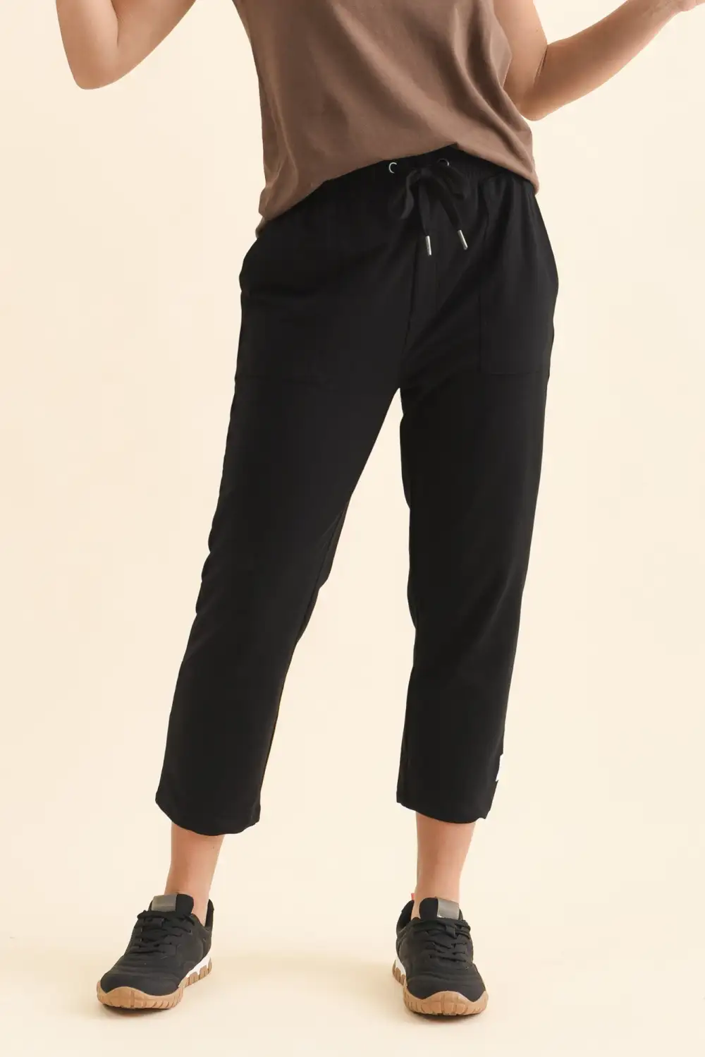 High Rise Drawstring Elastic Waist Sweatpants