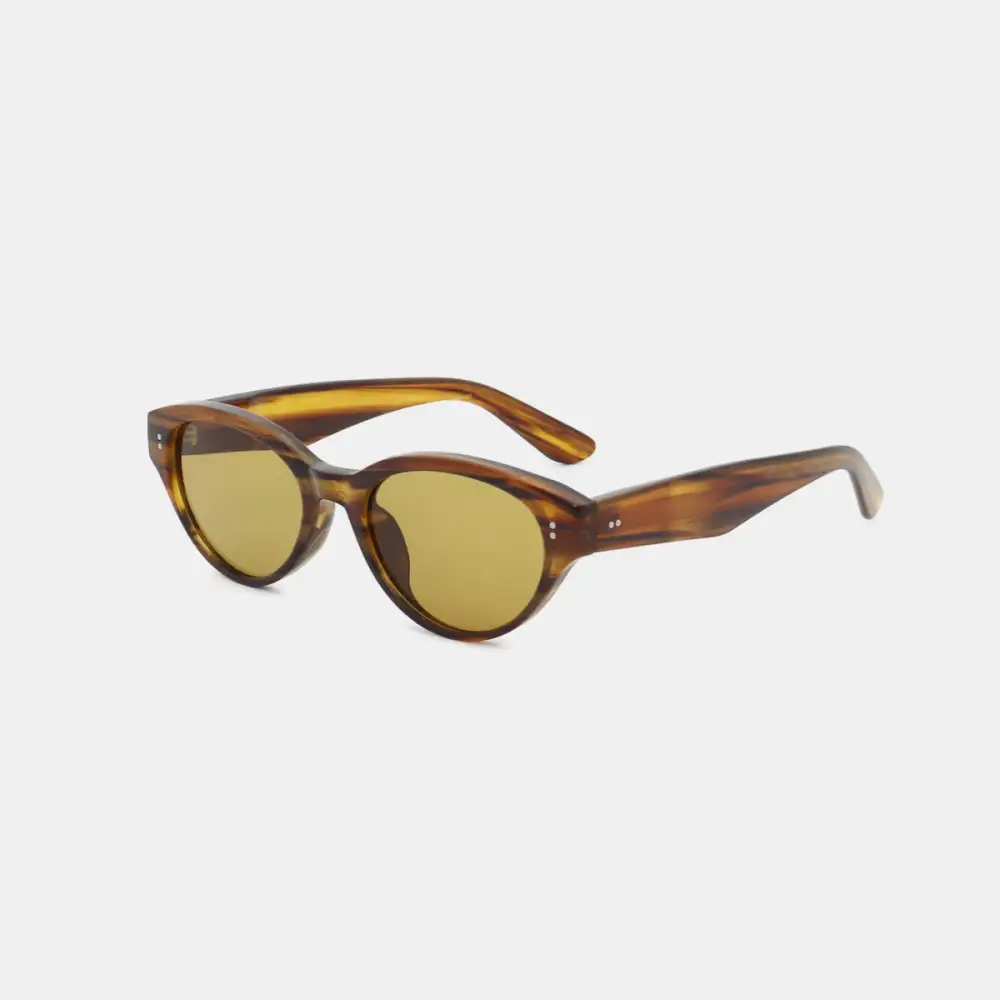 Patterned Cat Eye Frame Sunglasses