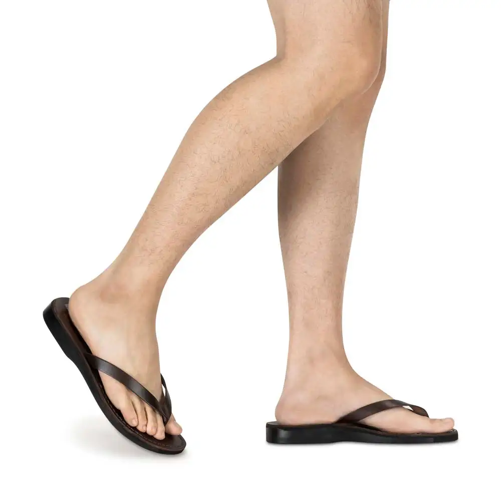 Leather Flip Flop Sandals