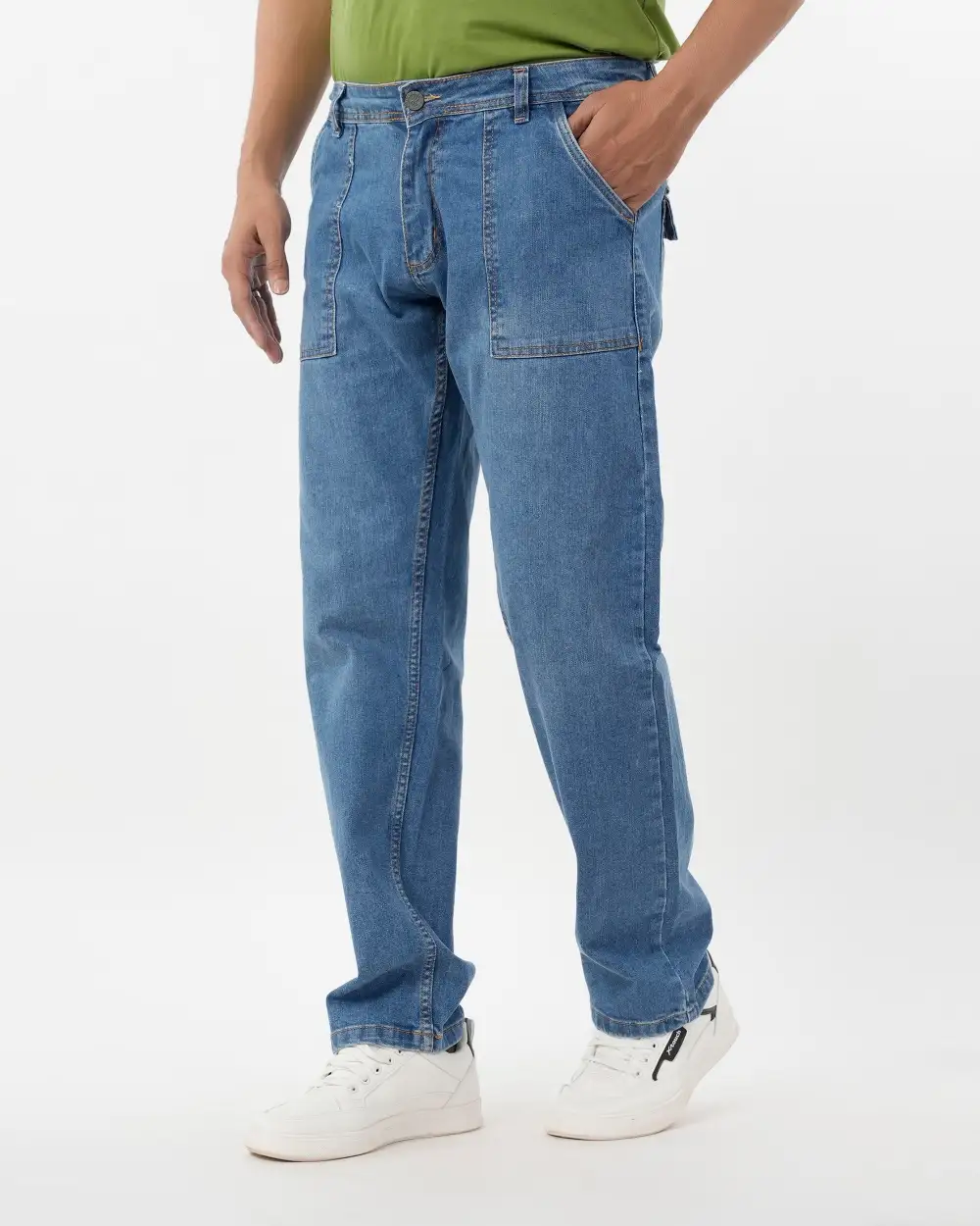 Men's Comfort Fit Cross Pocket Jeans