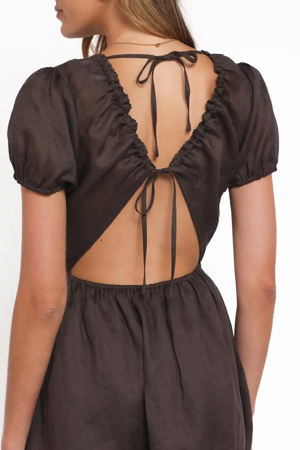Short Sleeve Square Neck Mini Dress