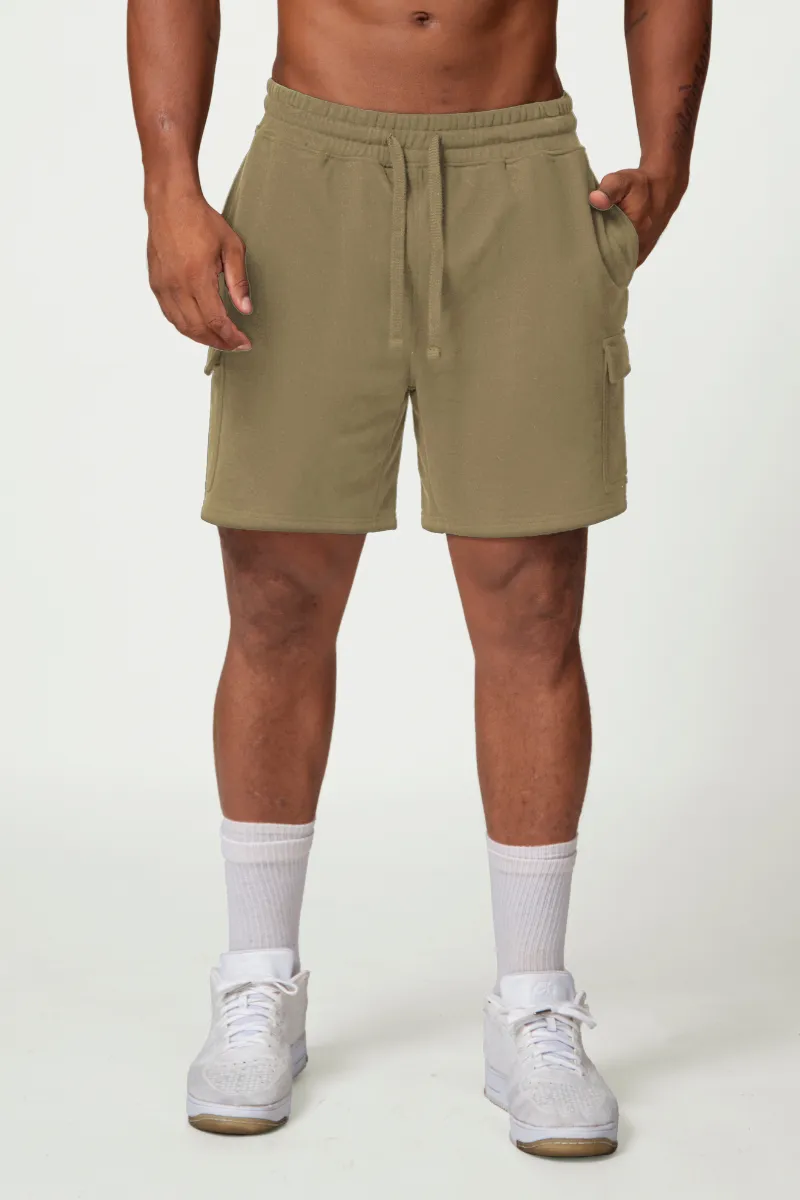 Breathable Drawstring Side Pocket Athletic Shorts