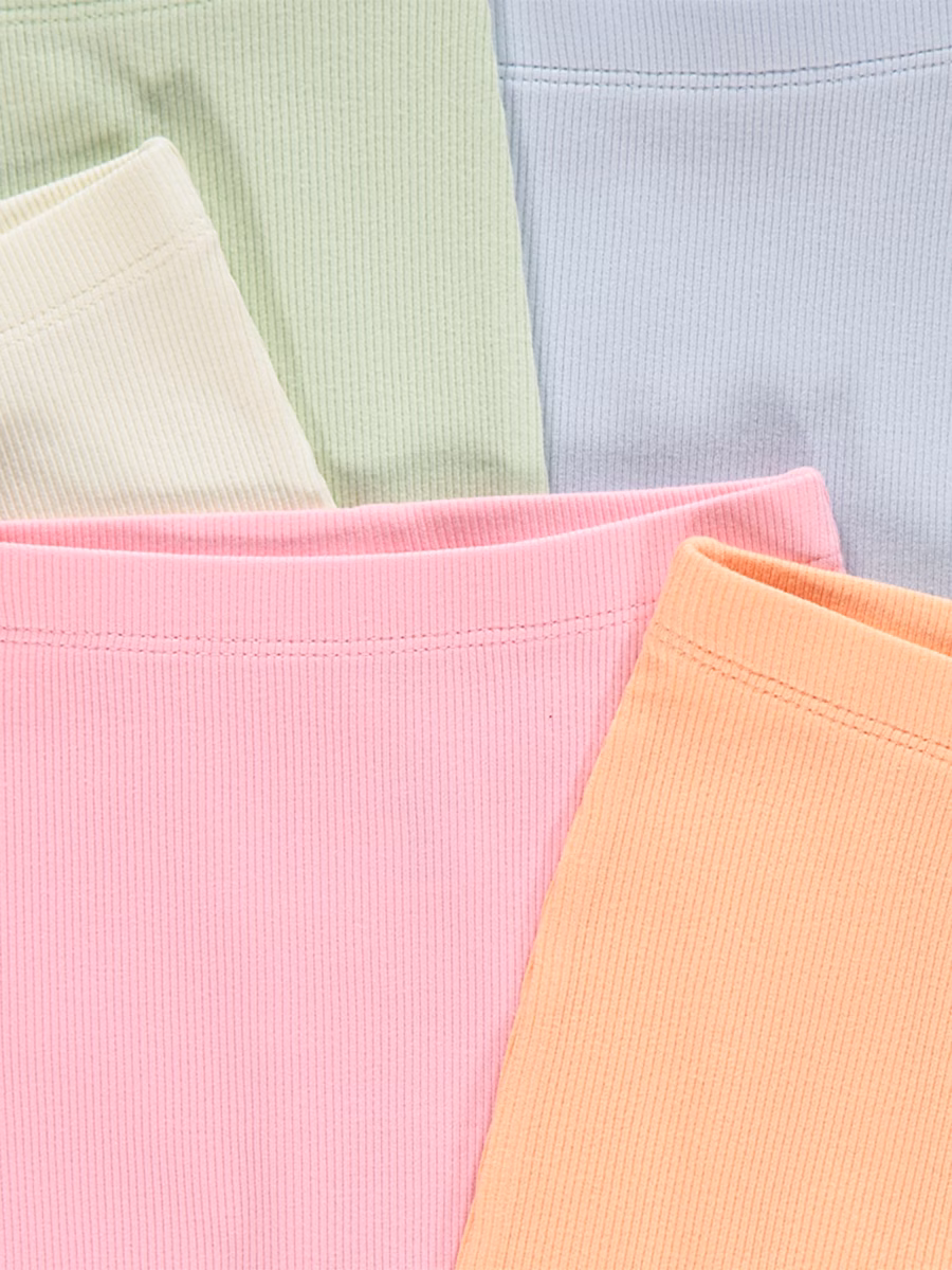 Pastel Ribbed Leggings 10 Pack detail 1