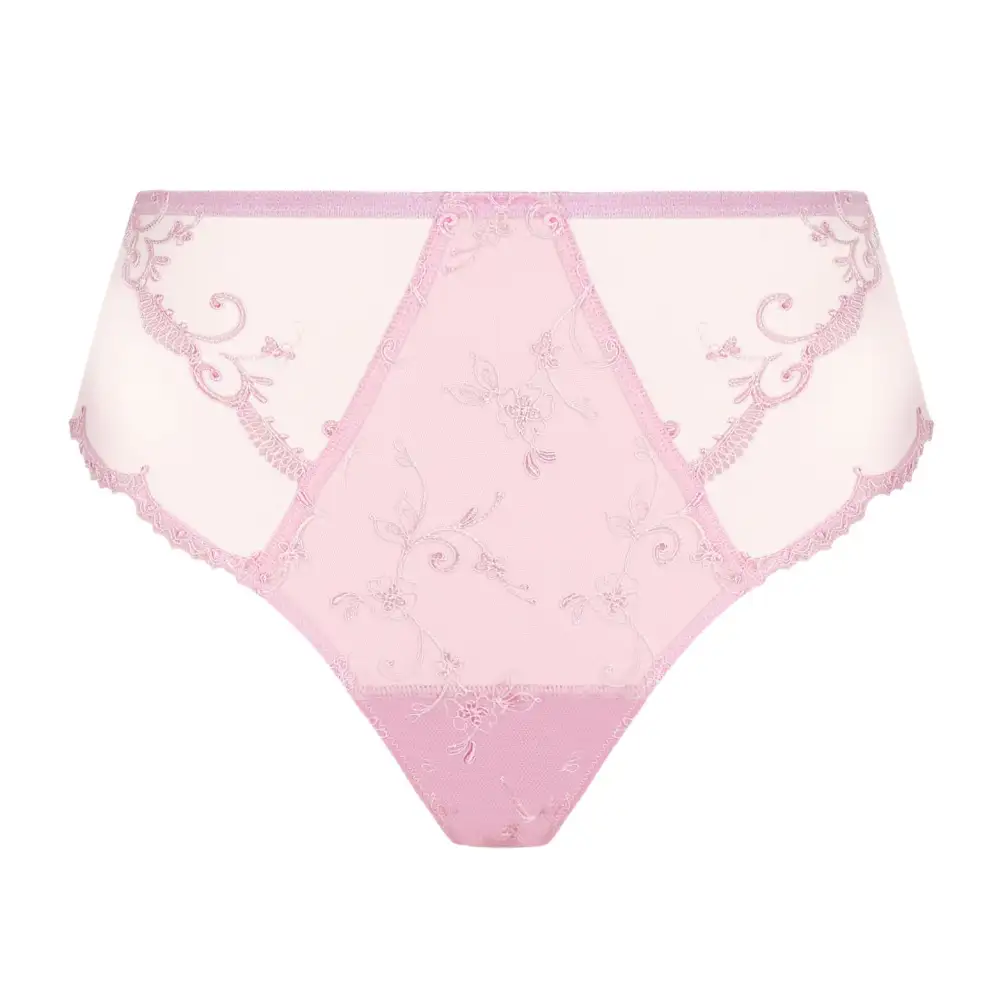 Women's Full Coverage Cotton Gusset Floral Embroidery Cotton Cutout Detail Shaping Soft Fabric Full Back Wider Sides Supportive Fit Brief Panty