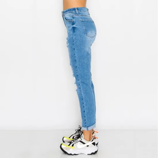 Boyfriend Distressed Jeans