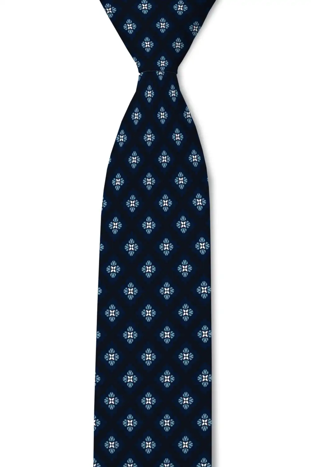 Modern Diamond Pattern Necktie