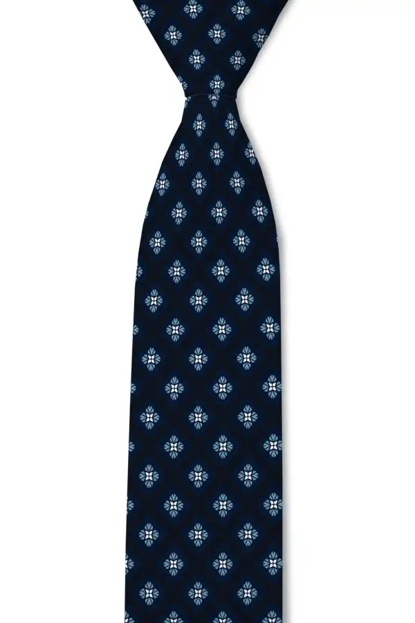 Modern Diamond Pattern Necktie