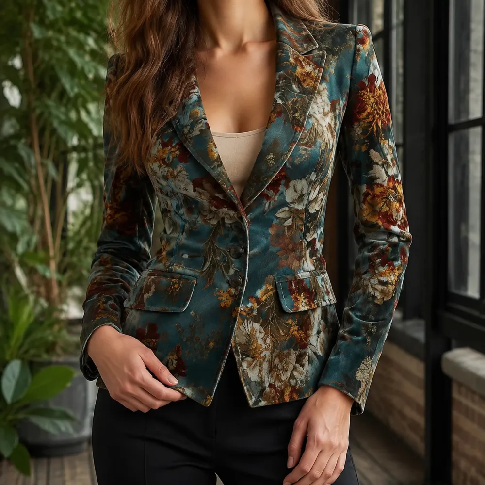 Floral Tailored Blazer