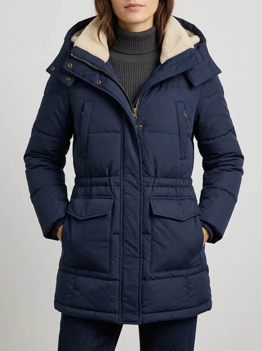Women's Classic Hooded Puffer Jacket