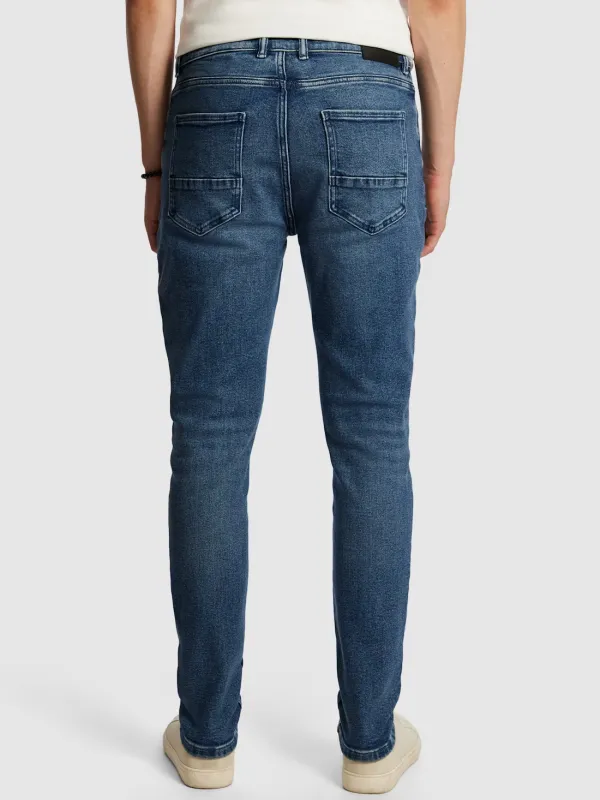 Mid Blue Casual Style Jean
