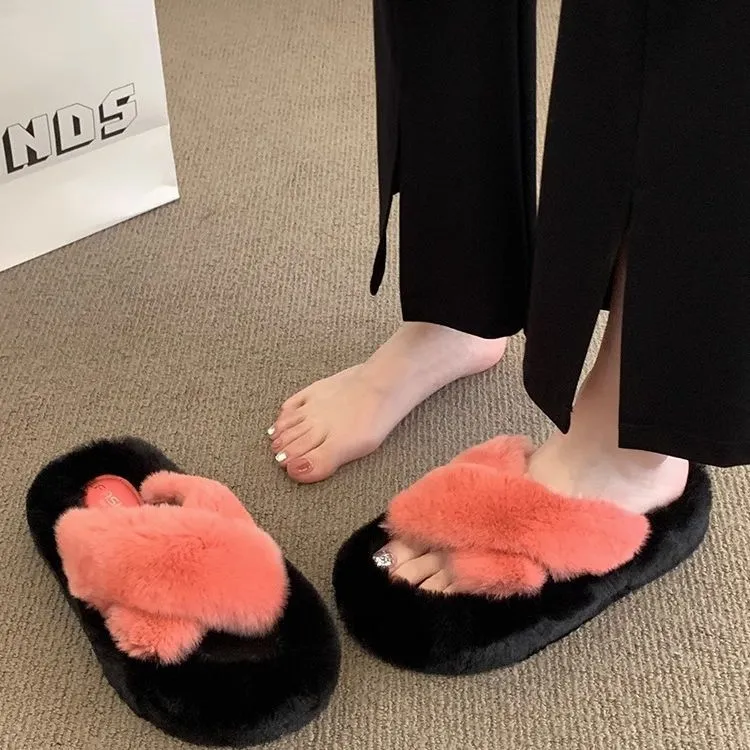 Soft Lined Thick Sole Home Slippers