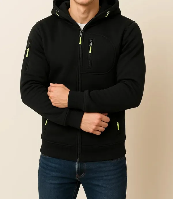 Zip Front Hoodie