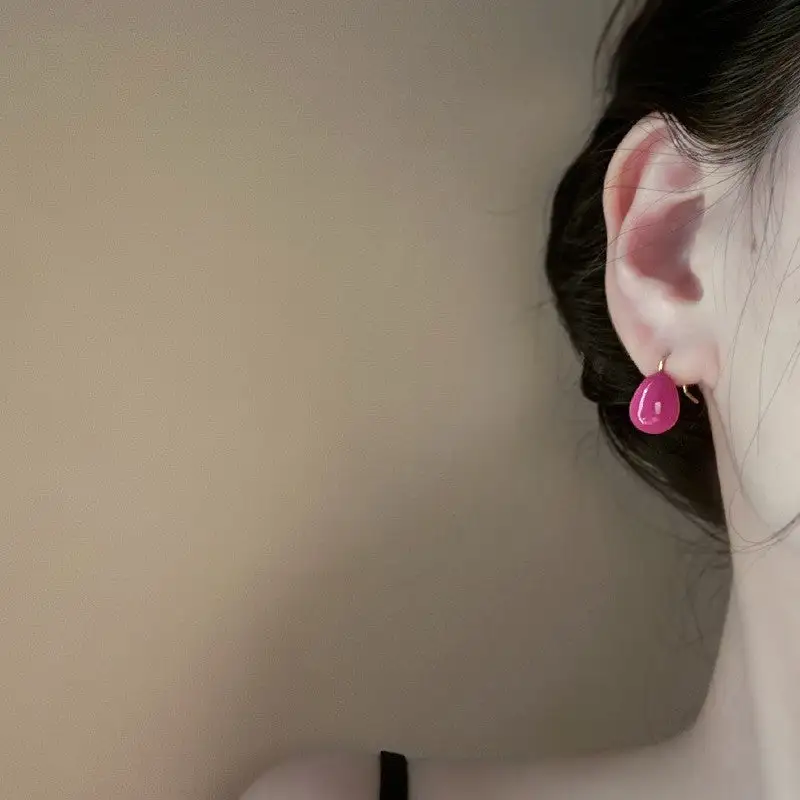 Vintage Teardrop Drop Statement Earrings