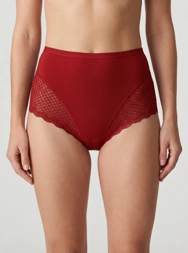 Women's Everyday High-Waisted Lace-Trim Panties