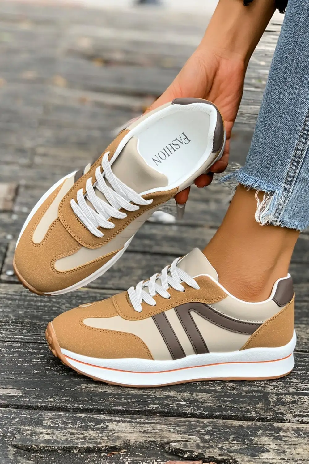 Active Lace Colorblock Sneakers