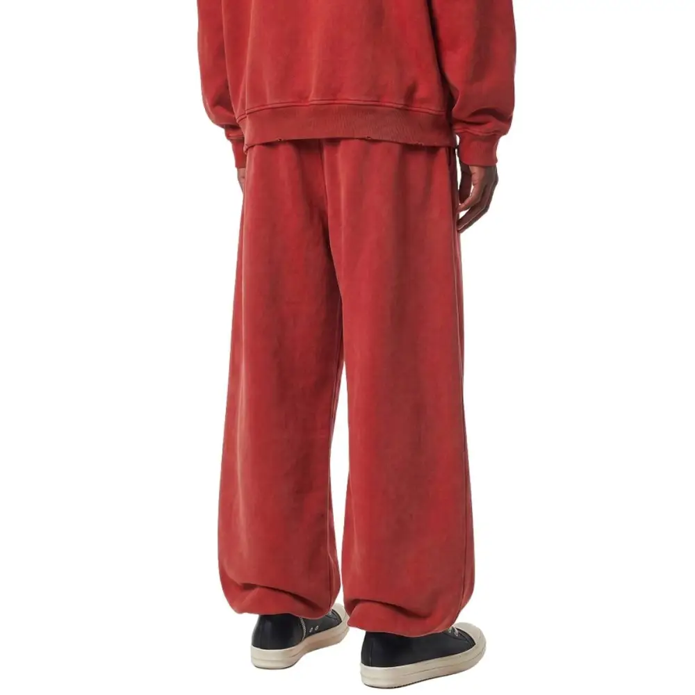 Snow Washed Oversized Fleece Men's Jogger Pants