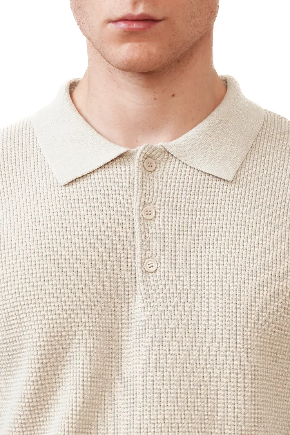 Modern Regular Fit Polo Collar Knit Polo Shirt