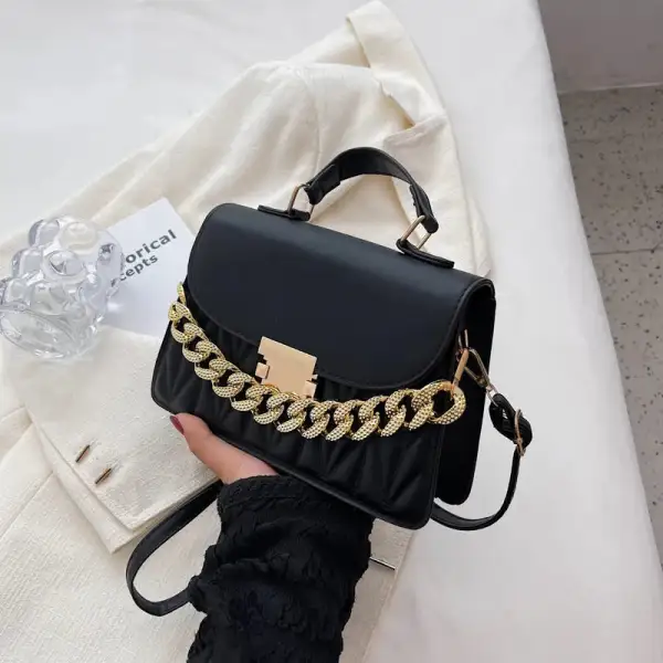 Evening Statement: Designer Chain-Detail Handbag