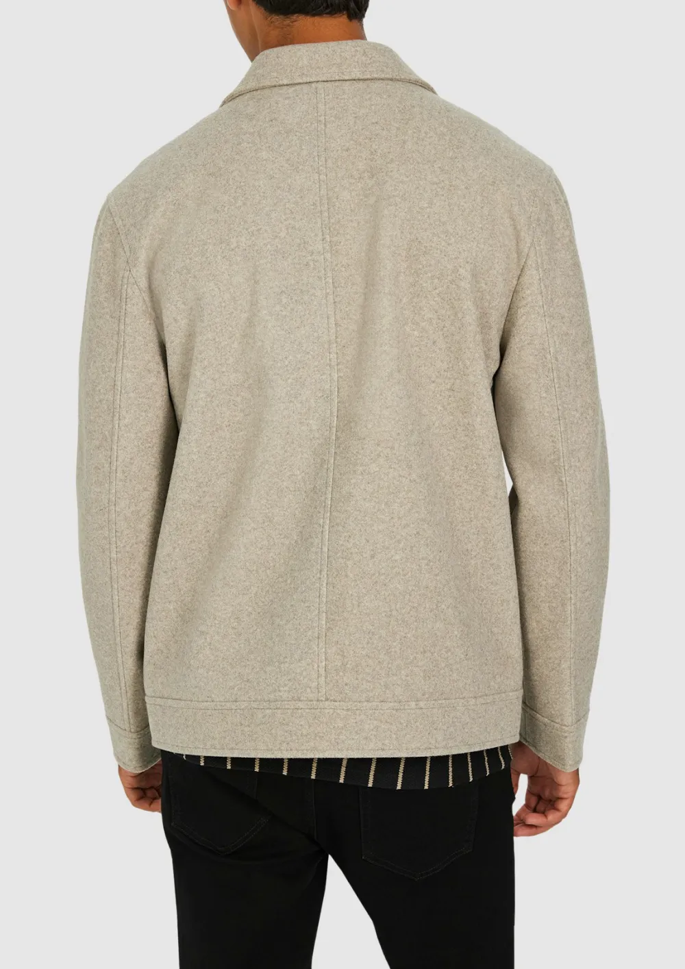 Retro Loose Comfortables Stone Textured Jacket