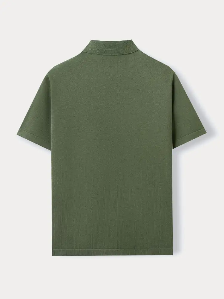 Luxury Business Casual Knit Shirt