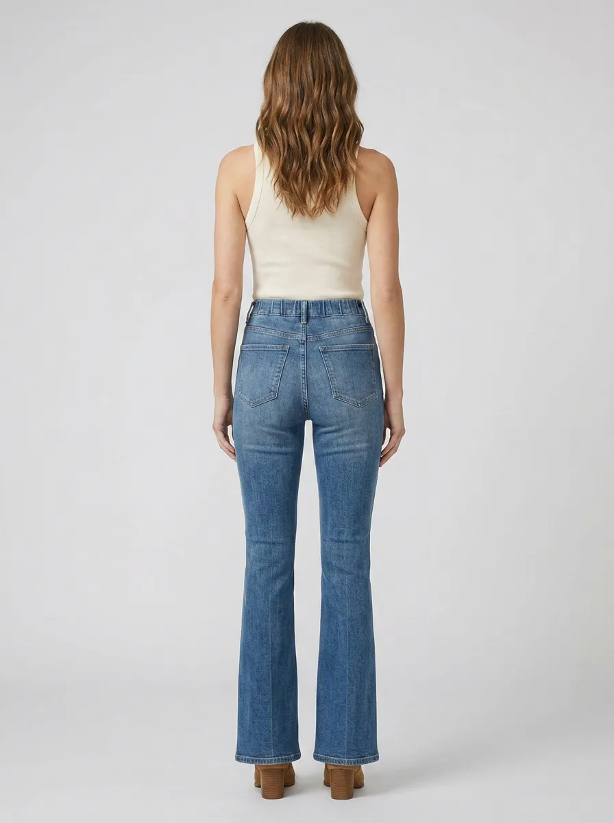 Women's High Waist Casual Denim Jeans