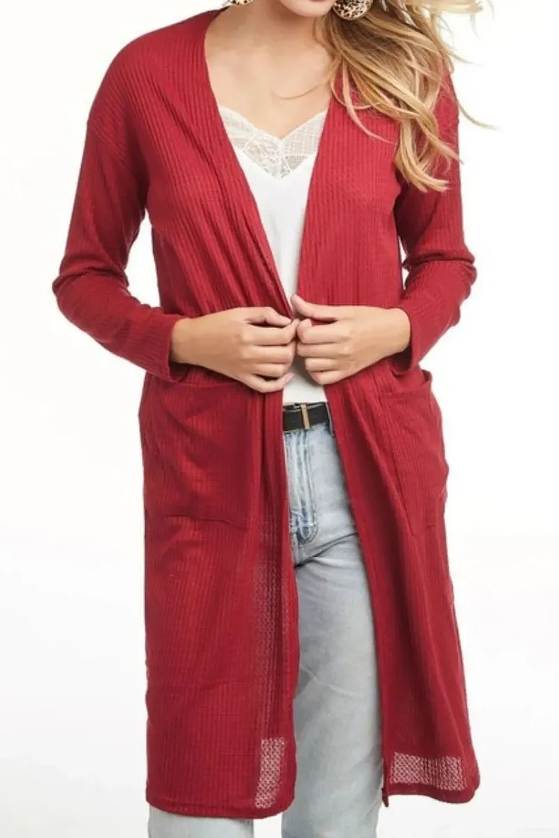 Everyday Knit Thermal Cardigan