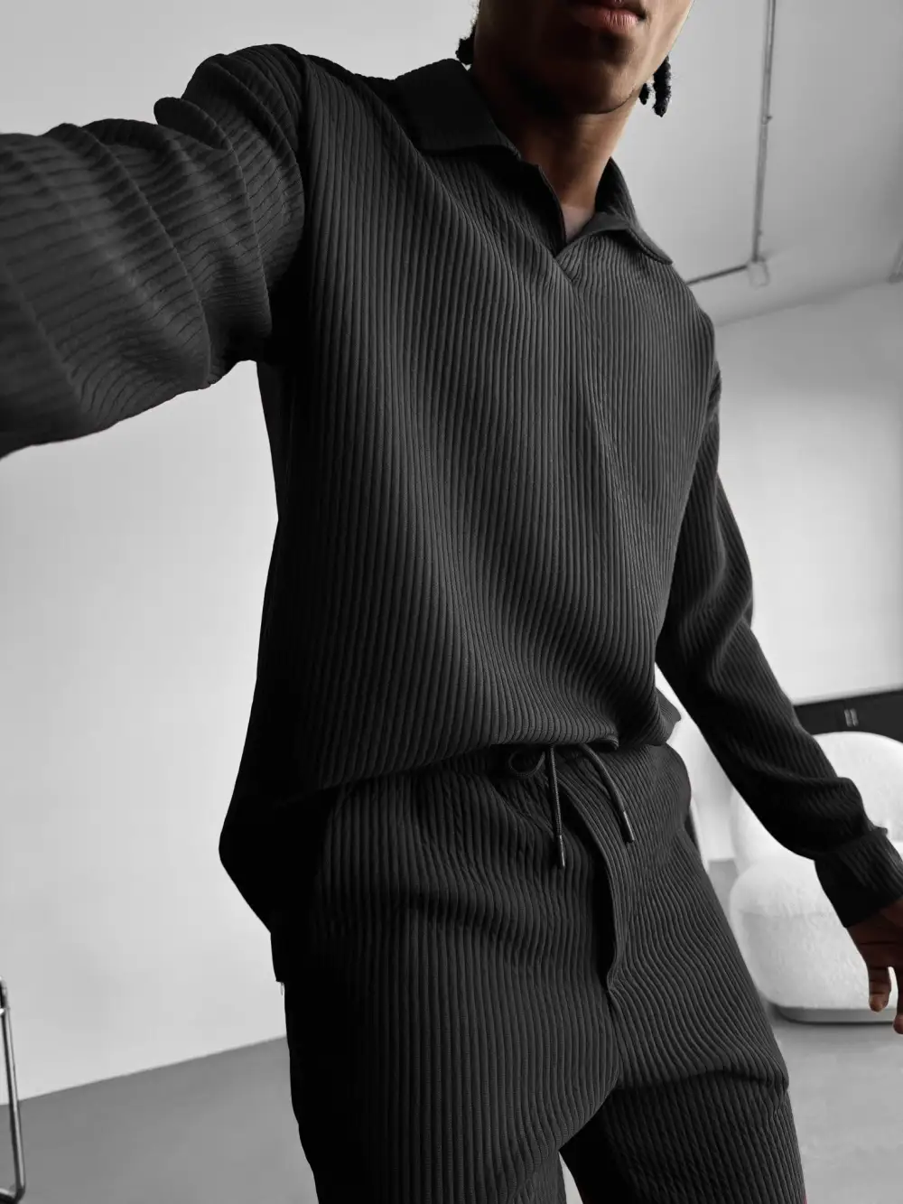 Modern Relaxed Ribbed Sweater