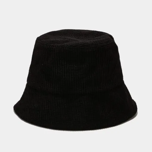 Refined Corduroy Round Beret Hat