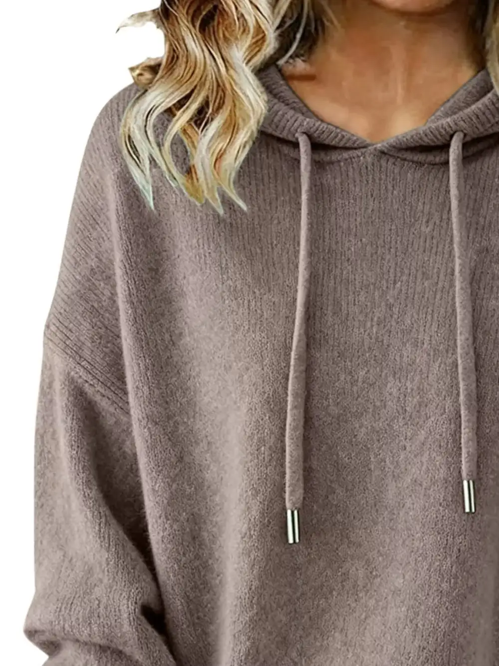 Versatile Drawstring Long Sleeve Sweater