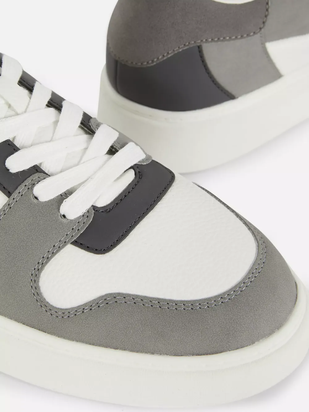 Daily Leisure Patchwork Color-Blocking Lace-Up Shoes
