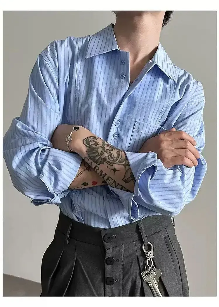 Slouchy Striped Shirt