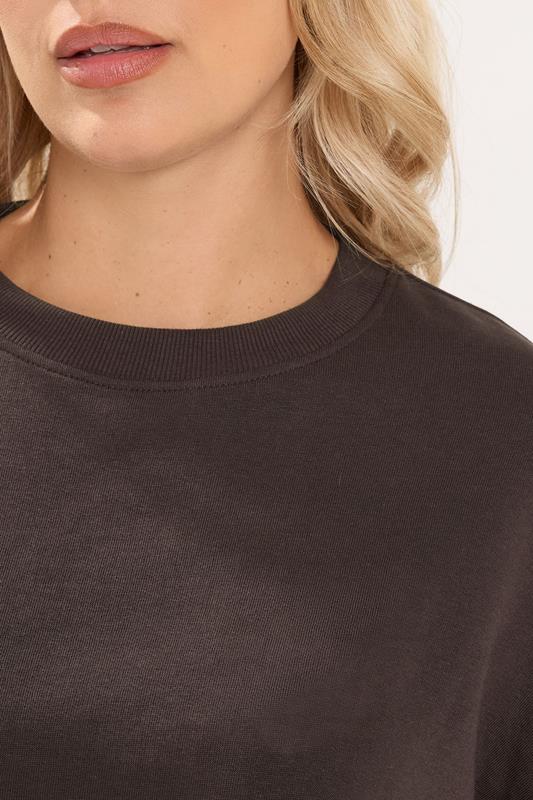 Chocolate Brown Sweatshirt detail 3
