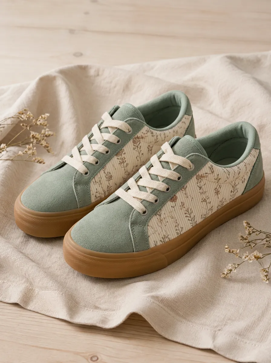 Women's Botanical Floral Everyday Skate Shoes